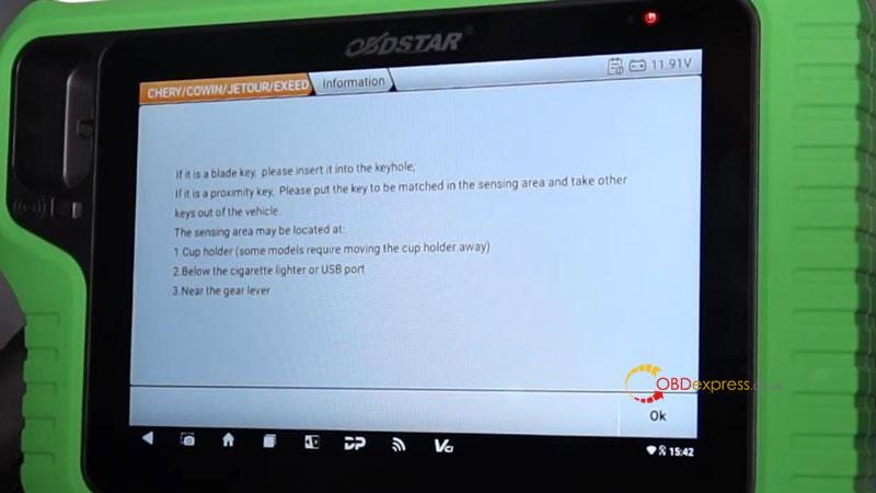OBDSTAR X300 Classic G3 Adds Chery Tiggo 8 Pro Key