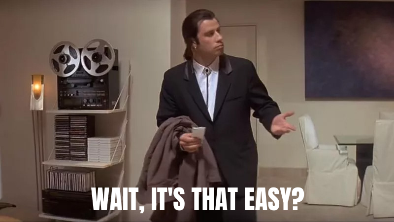 Vincent Vega’s reaction after minting Meta Apes NFT fighter mystery box