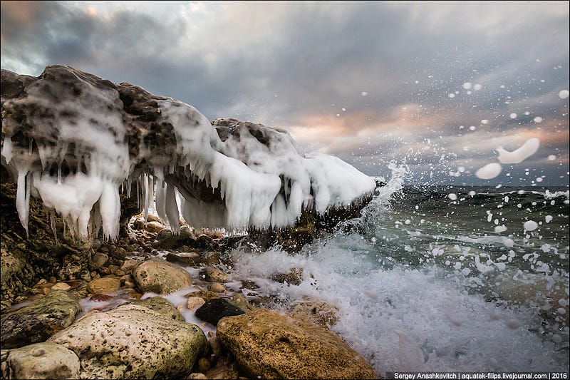 Замерзающее Черное море / Frozen Black Sea