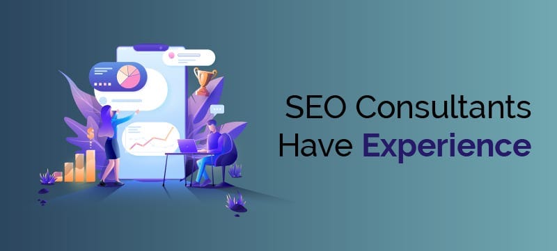 SEO consultants have experience