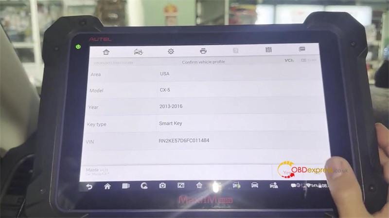 Autel IM608 II Adds 2013–2016 Mazda 2 Smart Key by OBD