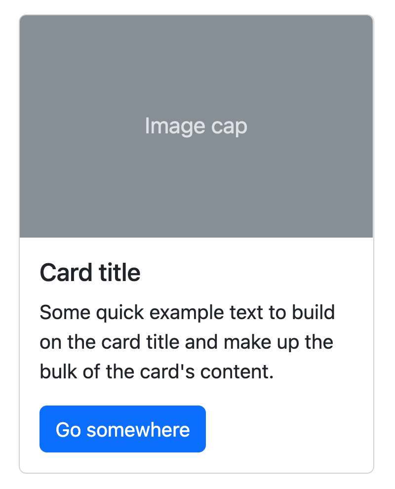 Bootstrap Card component