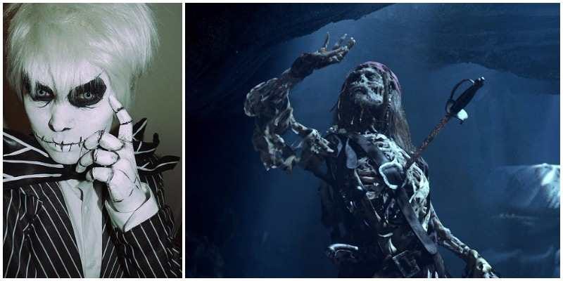 disfraces jack skeleton y jack sparrow