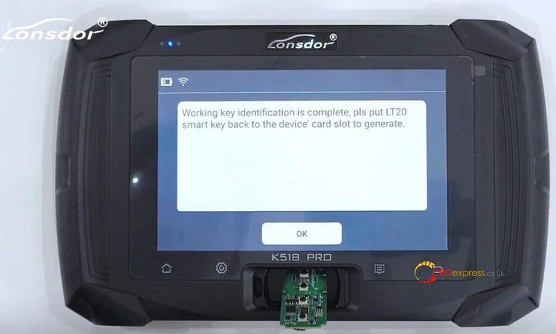 نحوه تبدیل کلید هوشمند LT20 توسط Lonsdor K518 Pro