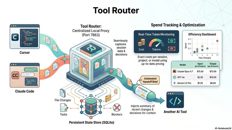 ToolRouter: Switch AI Coding Tools Freely Without Losing Context
