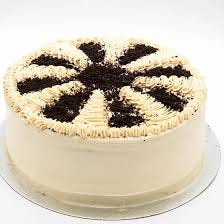 Beautiful circular design theme in white and brown color