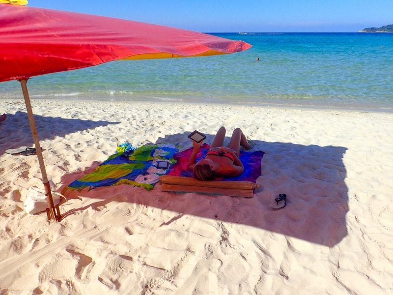 Relaxing on Perhentian islands