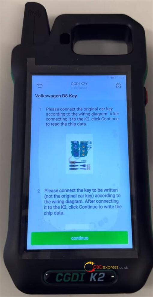 How to Generate VW 5C 5D Dealer Key by CGDI K2