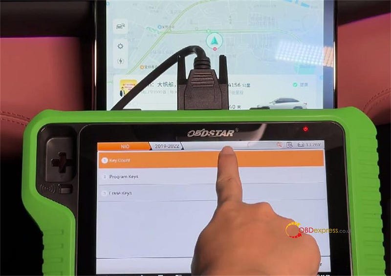 OBDSTAR G3とC1031ハーネスを使用してNIO EVのキーをプログラムする方法