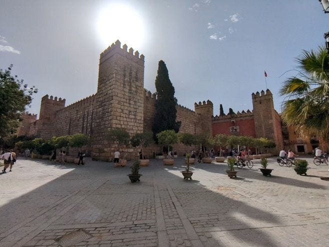 Walls of Alcazar Palace
