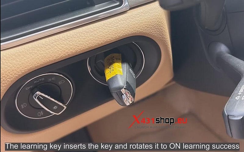 Add keys to Porsche Macan using LAUNCH X431 IMMO PLUS