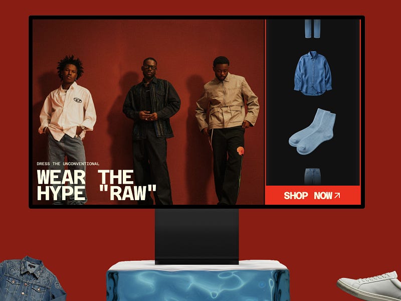 RAWLINE — Hype Clothing E-Commerce Template