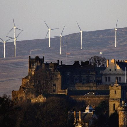 Scotland just produced enough wind energy to power it for an entire day