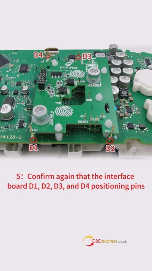 How to install the Yanhua ACDP Module 34 interface board