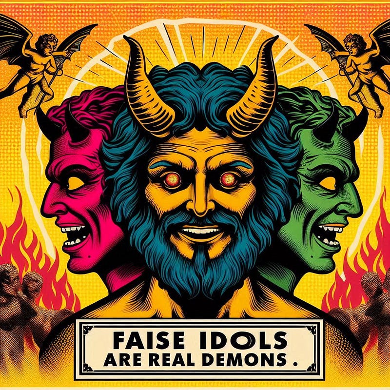 false idols are demons