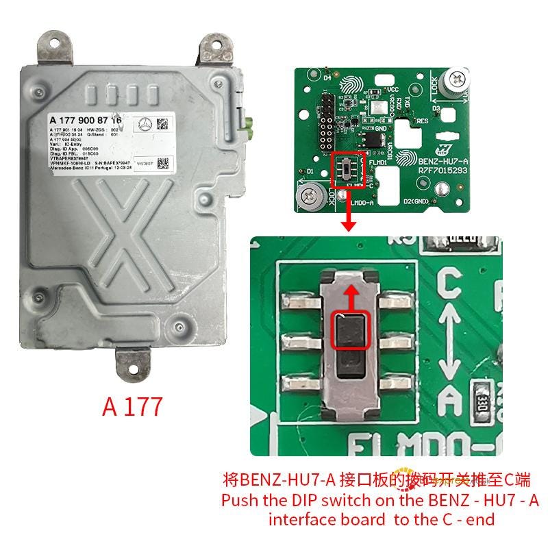 Yanhua Module 39 Correct Benz MB HU7 Instrument Mileage