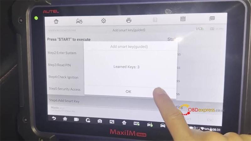 Autel IM608 II Adds 2013–2016 Mazda 2 Smart Key by OBD