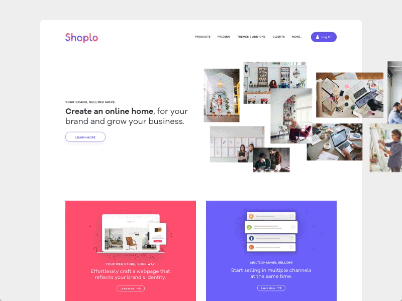 Shoplo home & pricing