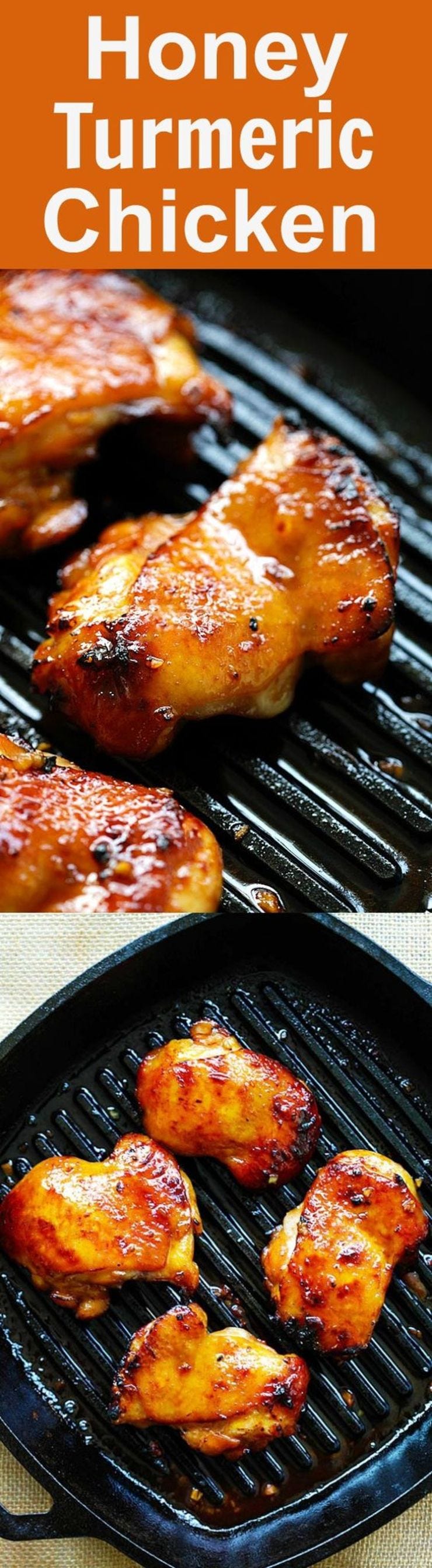 Honey turmeric chicken pin