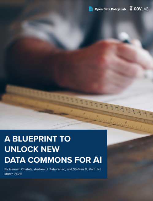 Launch Of A Blueprint To Unlock New Data Commons For Artificial Intelligence