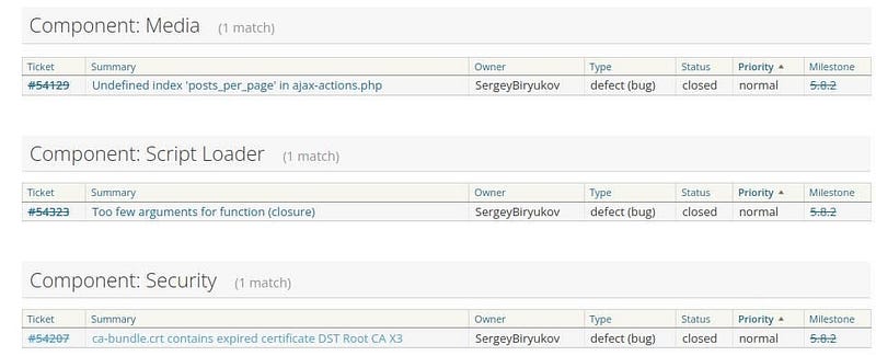 wordpress security and patches