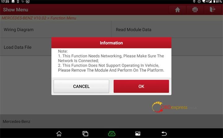 How to Erase Renew Benz VGS3 NAG2 TCU by LAUNCH X431 PRO5