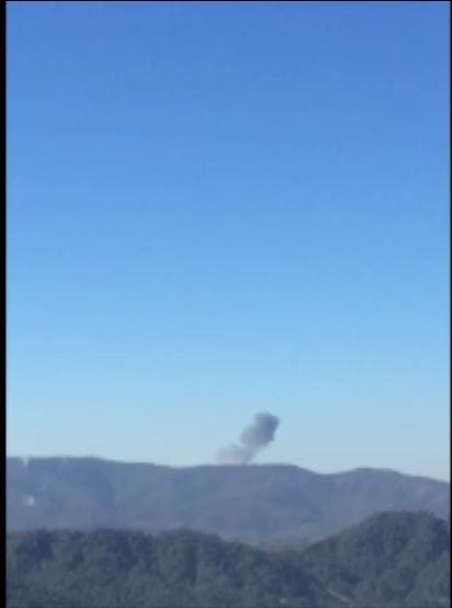 HATAY'IR YAYLADAGI İLCESI YAKINLARINDA SURIYE'NIN YAMADI KOYU YAKINLARINDA ALANA UCAK DUSTU. (FOTOGRAF: DHA)