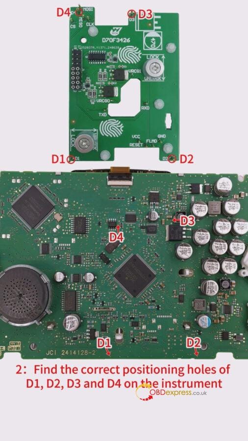 How to install the Yanhua ACDP Module 34 interface board