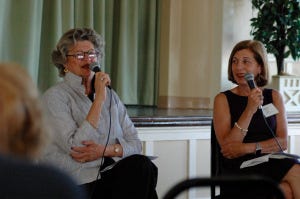 Mary Walshok and Barbara Bry