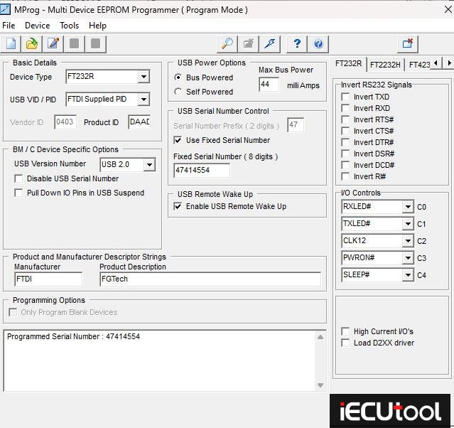 FoxFlash FTDI Repair (Reflash) Guide