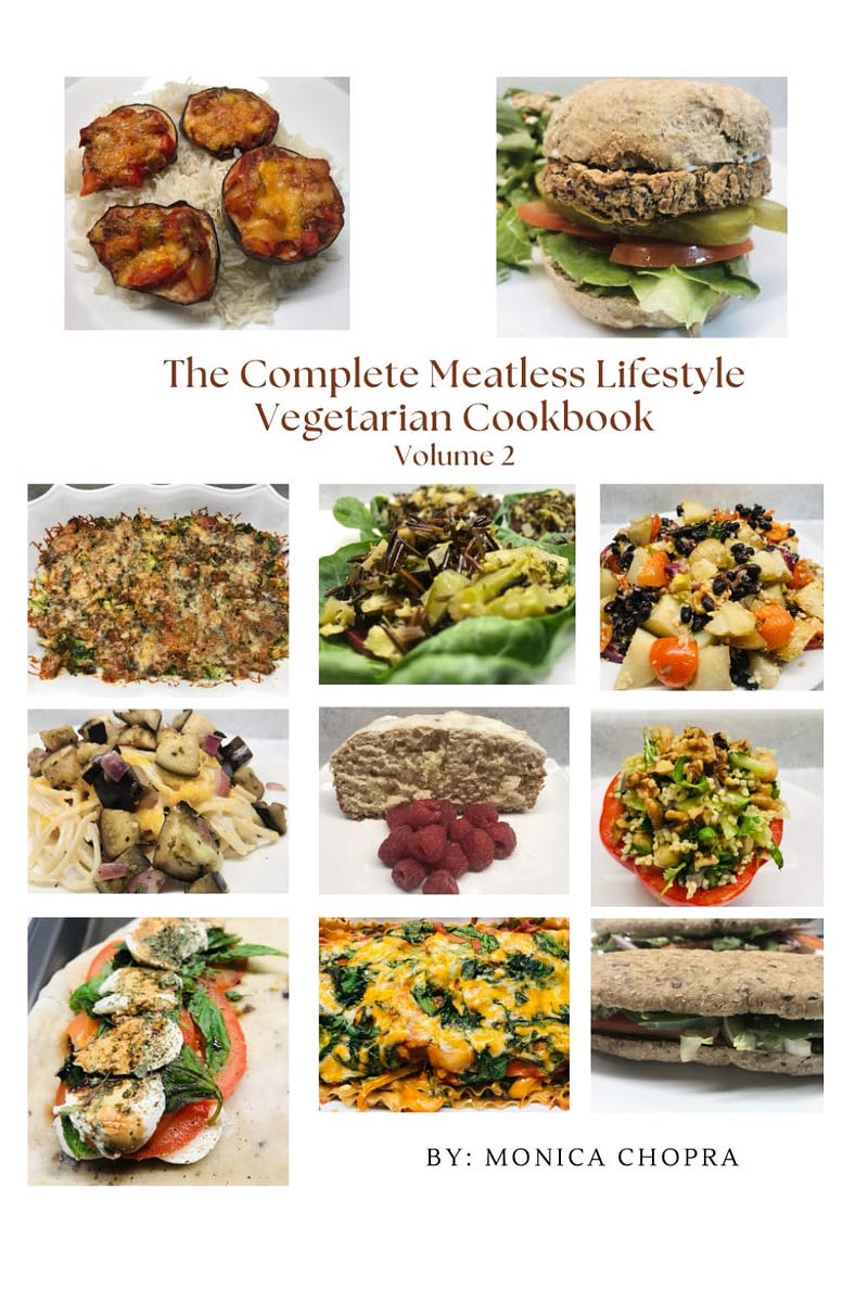 This is an The Complete Meatless Lifestyle Vegetarian Cookbook-Volume 2 for sale on Amazon. Anyone interested in a veggie based lifestyle, this book is for you. Several of the recipes are vegan friendly. They are inspired by me growing my own garden in the city and eating abundantly at a low cost. All seasons offer something to enjoy and be grateful for. May this book motivate you to cook and eat delicious vegetarian food for life. Thank you for buying my book and for your support. Be happy. :)