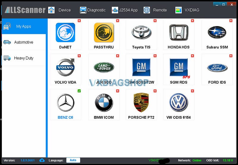 VXDIAG Benz Xentry Released to Version 2022.12