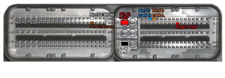 Foxflash read and write MEDC 17.9 ECU on Bench