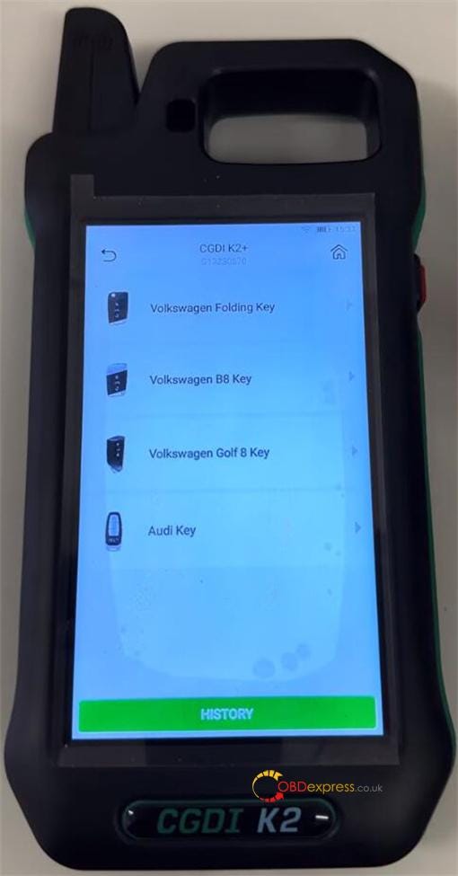 How to Generate VW 5C 5D Dealer Key by CGDI K2