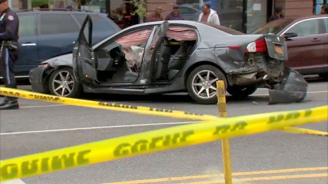 nypd accident in harlem