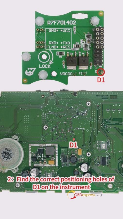 How to install the Yanhua ACDP Module 34 interface board