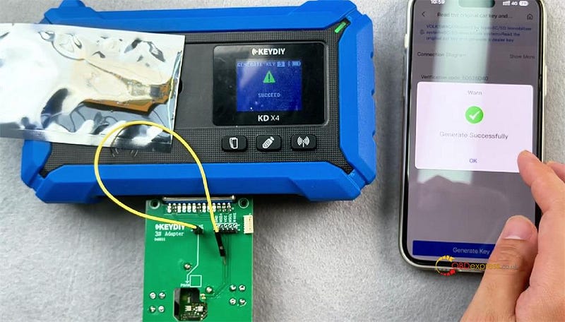 How to Modify Key ID by KEYDIY KD-X4 and FGB25 FGB08 Keys