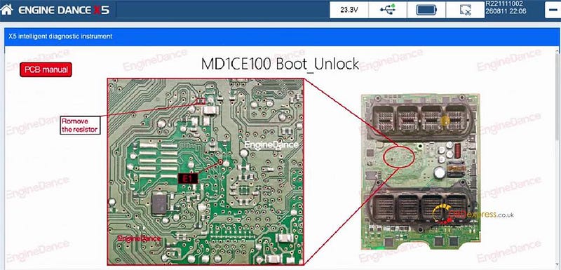 EngineDance X5 Unlock 2020+ Bosch MD1CE100 MD1CS003 ECUs