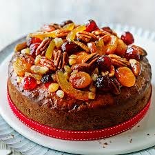 A raisins decorated party food stuff design for X-mas celebrations