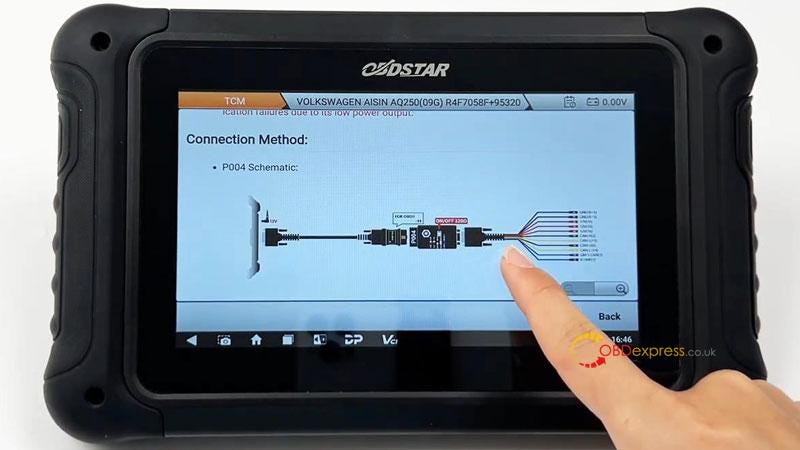 OBDSTAR DC706 Calibrate VW AISIN AQ25009G Mileage