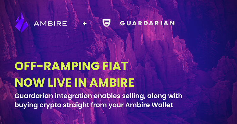 Ambire Releases Fiat Off-ramp Feature, Becoming Your True One-stop-shop for Crypto