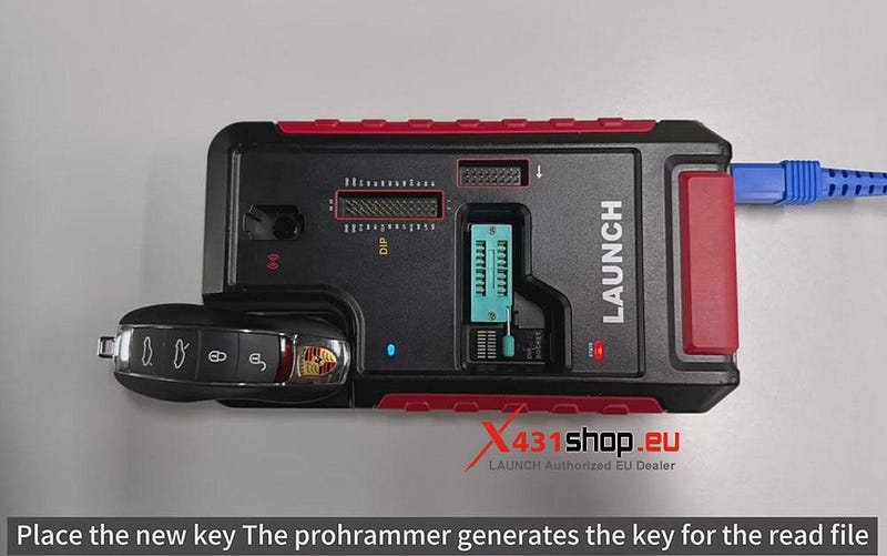 Add keys to Porsche Macan using LAUNCH X431 IMMO PLUS