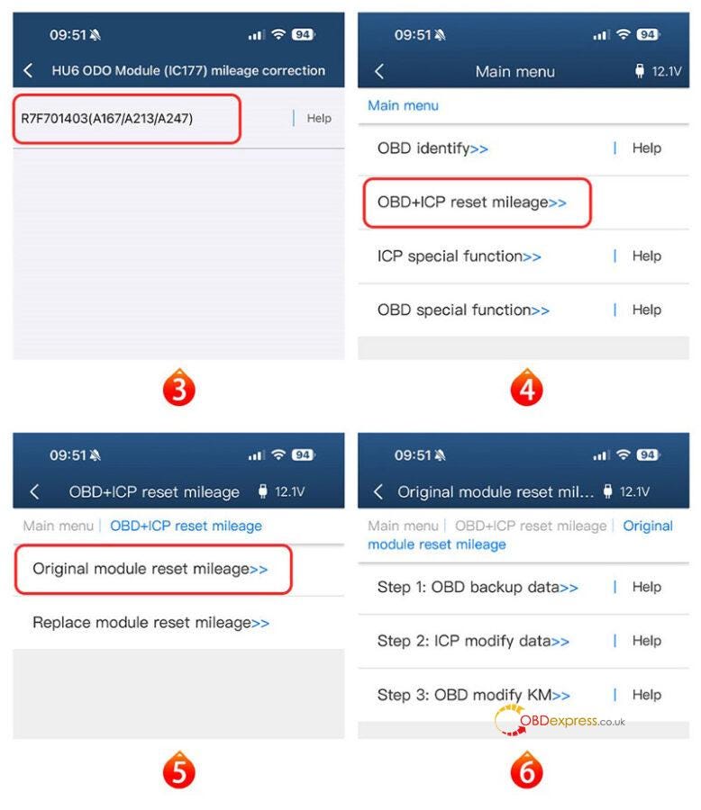 YANHUA ACDP Module 37_MB HU6 IC177 Mileage Correction