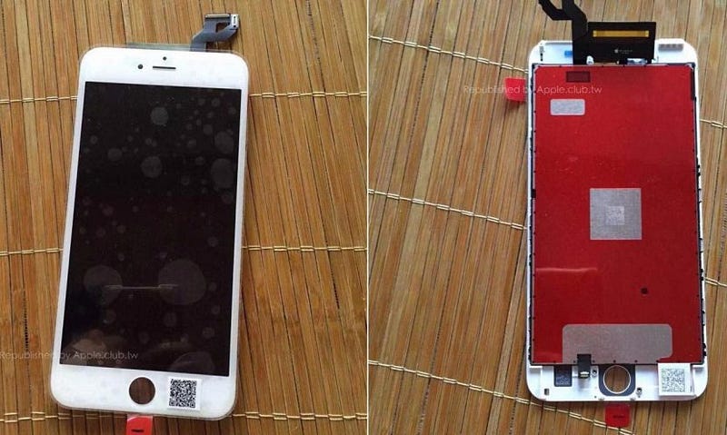 Panel delantero montado del iPhone 6s