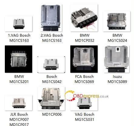 Unlock Encrypted Bosch MD1 MG1 ECUs