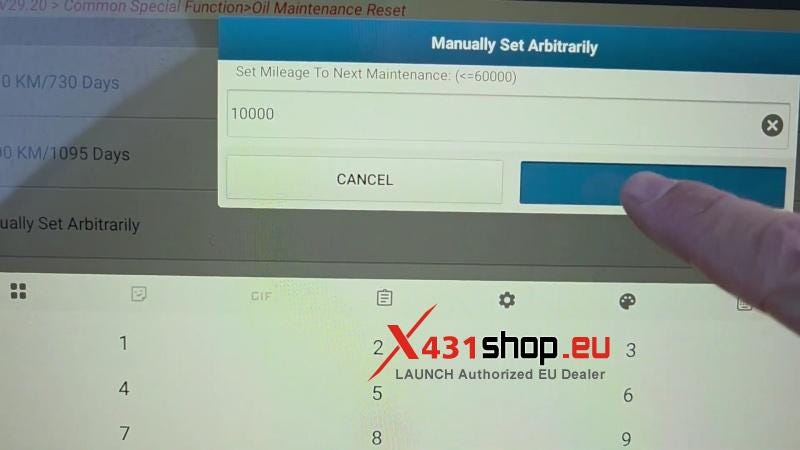 How to Reset Audi A5 Oil Service with LAUNCH X431 PAD7