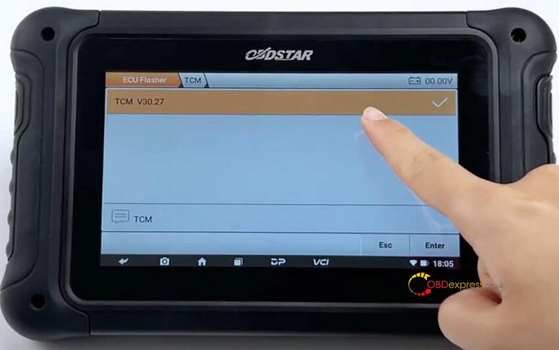 How to Clone Volvo AISIN AW55 TCM by OBDSTAR DC706