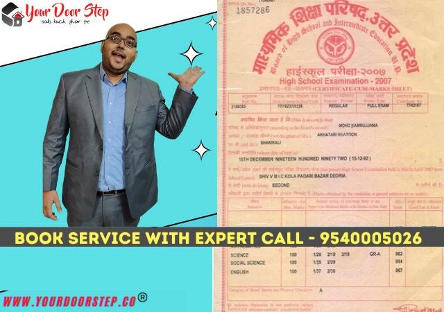 Name Correction In 10th Marksheet Service By Yourdoorstep