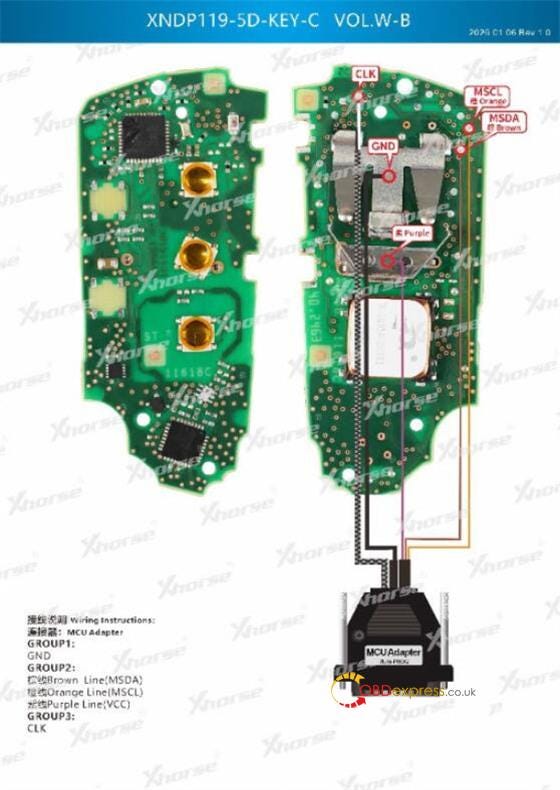 How to Read VAG MQB49 5C/5D Keys with Xhorse Multi Prog