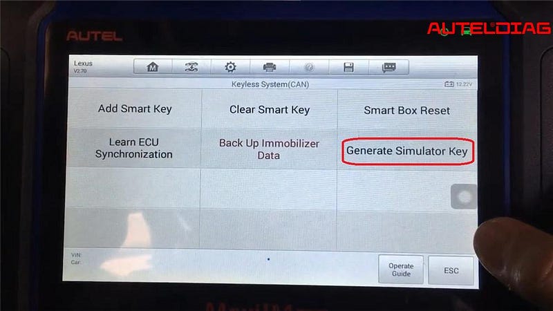 IM508 + APB112 شبیه ساز کلید اصلی برای Lexus All Key Lost